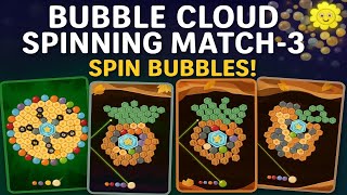Bubble Cloud Gameplay | Spin & Shoot Match-3 Bubble Puzzle 🌈🎯 screenshot 5