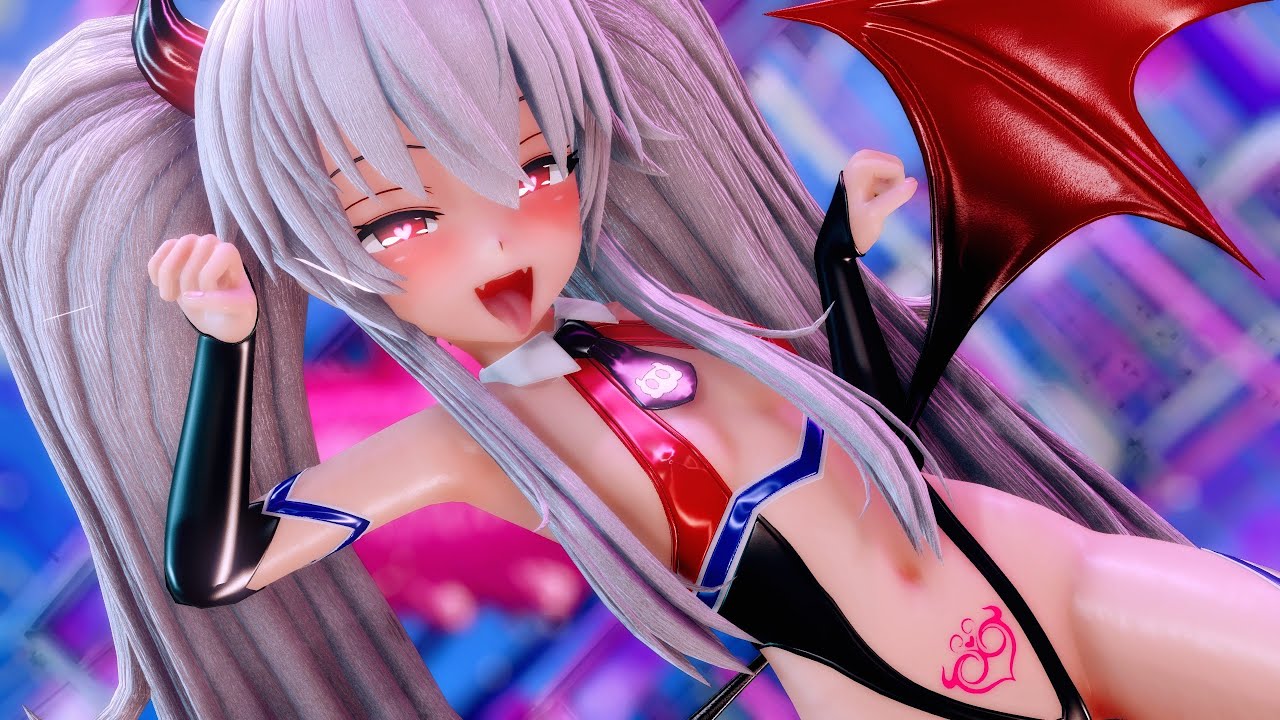 Bombergirl / MMD】Grim Aloe -Succubus Cheer Cos-【Sweet Devil