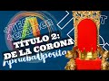 De la corona │ Constitución Española │ Normativa Estatal │ todo oposiciones en apruebaoposita