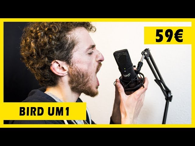 Microphone USB Bird UM1 : test et avis sur ce Microphone USB noir