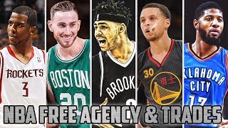 NBA Free Agency 2017 - Latest Trades Ft. Stephen Curry, Kevin Durant, Paul George…etc