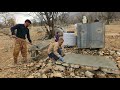 Nomadic life in the mountains: ⚒️Building a platform for washing dishes in the mountains🏔