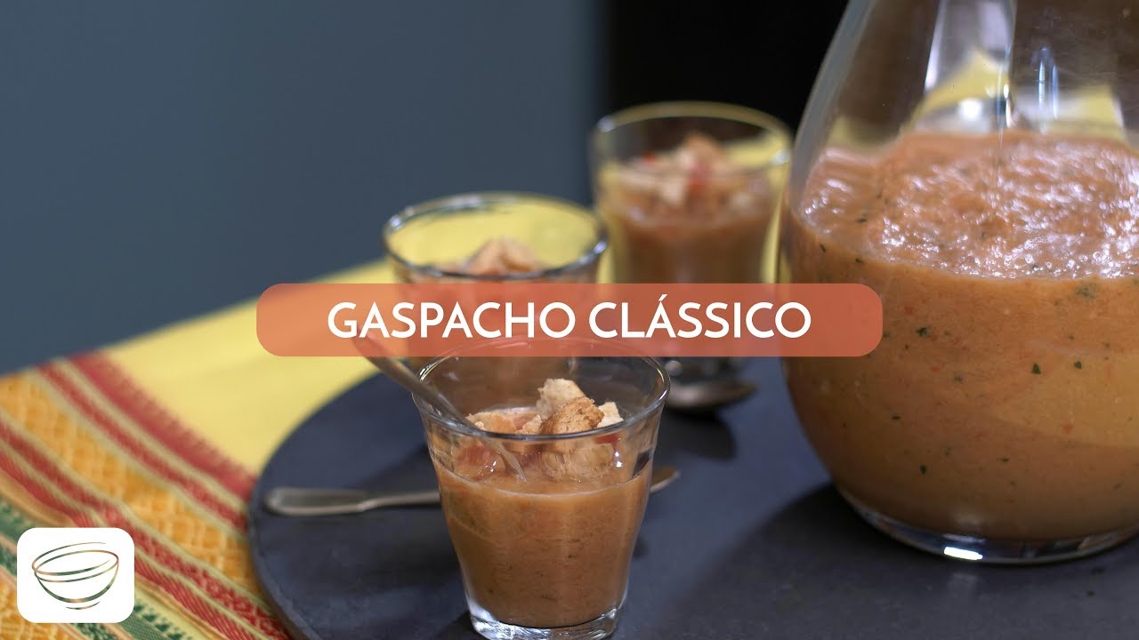 Receita de gaspacho | Receitas em 1 min | Na Cozinha da Helô