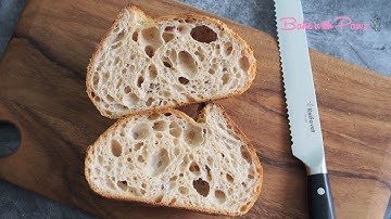 Basic Open Crumb Sourdough Bread