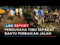 Ramai Akan Pasang Portal di Tlogosari, Pengusaha Tebu di Bondowoso Sepakat Bantu Perbaikan Jalan