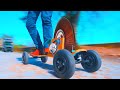 WWII ROCKET TURBINE on a Skateboard