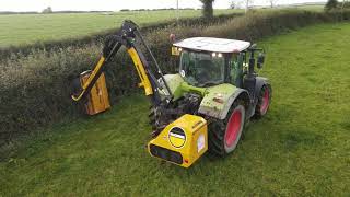 McConnel 6570T Hedge cutting Dreelingstown Agri Hire