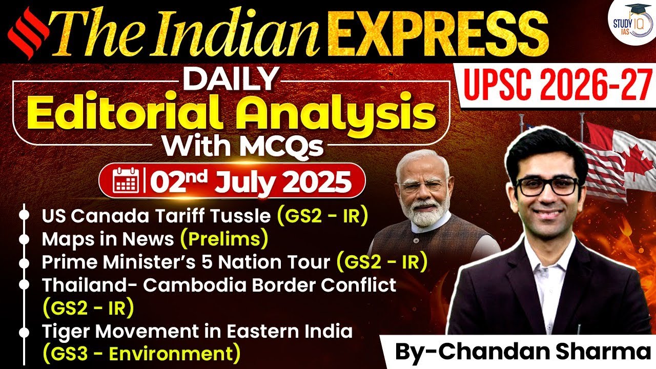 Indian Express Analysis | 2nd July 2025 | The Indian Express Newspaper ...