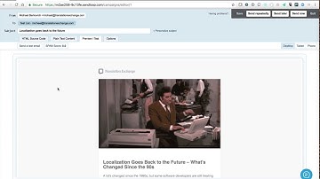 Translation Sendloop emails using Translation Exchange