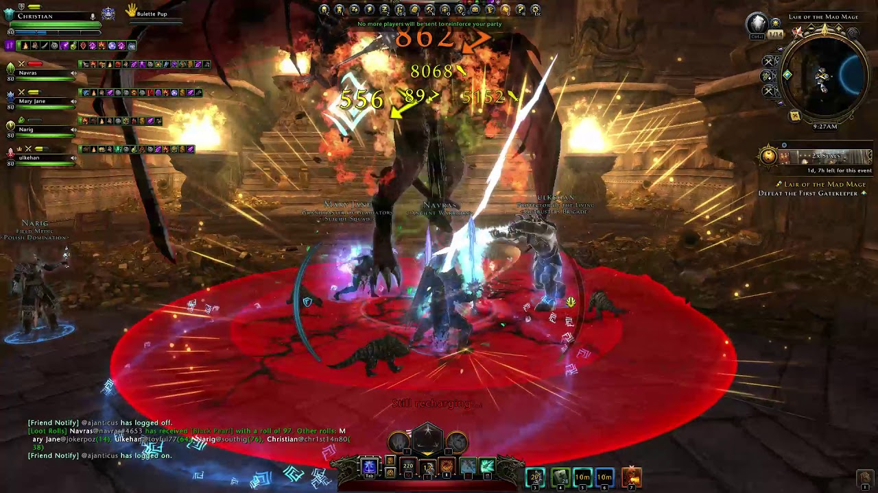 Neverwinter - Lair of the Mad Mage (Lomm) - OP tank (25min) 2019.06.09.