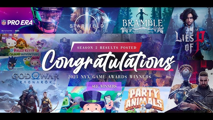 2021 NYX Game Awards Winners Announced