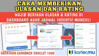 WAJIB!! CARA MEMBERIKAN ULASAN DAN RATING DI DASHBOARD PRAKERJA