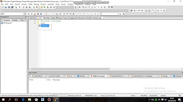 Dev C++ ; Cara Menukar Angka Bilangan tanpa menggunakan bantuan variabel Lainnya.