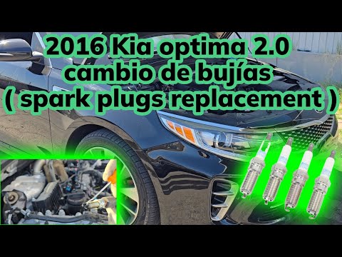 2016-2020 Kia optima 2.0 como cambiar las bujias (how to replace spark plugs)spark plugs replacement