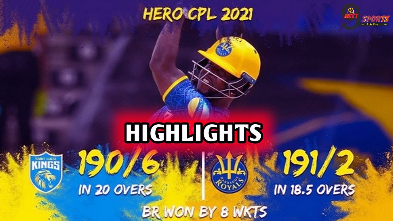 SLK vs BR FULL MATCH HIGHLIGHTS | CPL 2021 MATCH 28 | SAINT LUCIA KINGS vs BARBADOS ROYALS
