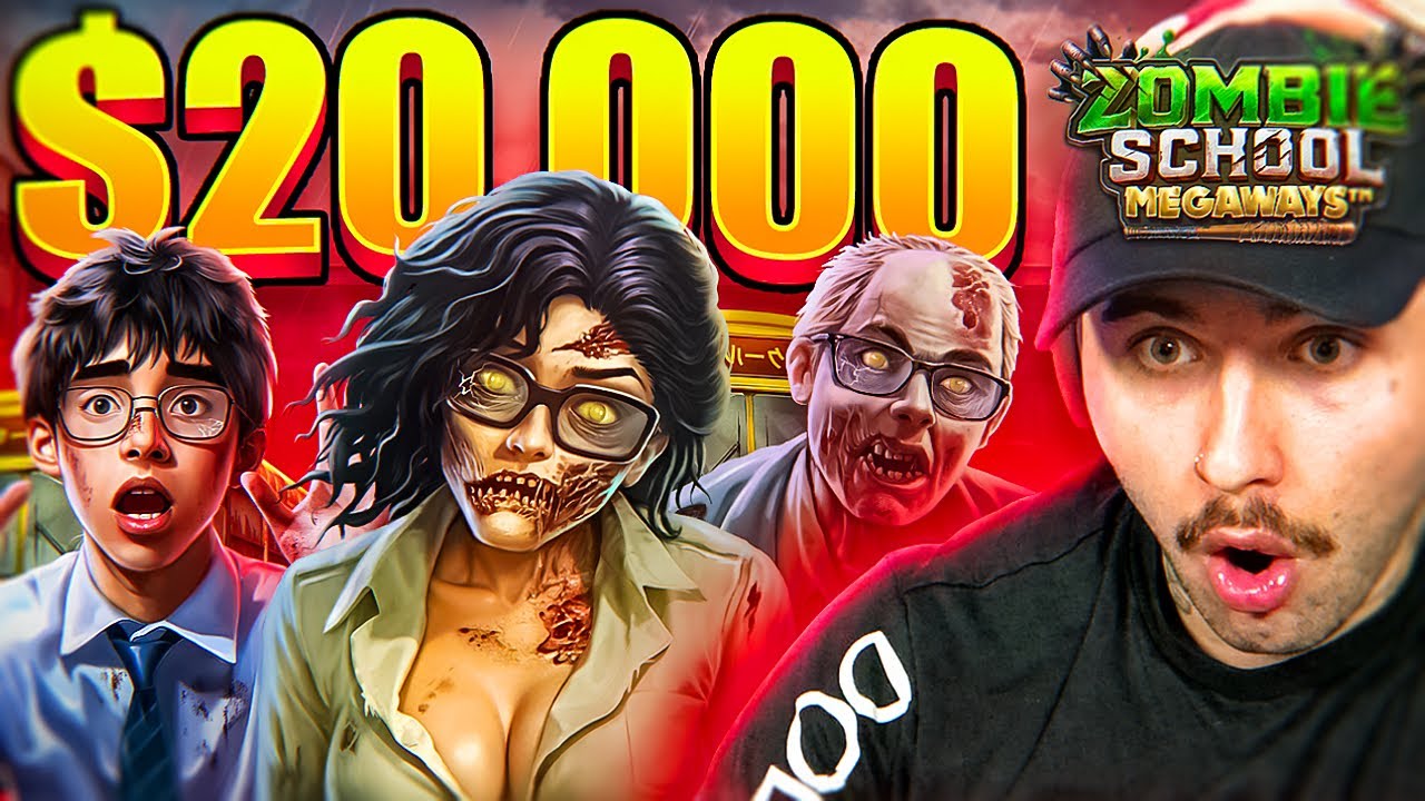 Chasing Massive Bonuses on Zombie School Megaways!!!!! ($300 SPINS)
