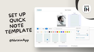 Learn to Notein: Set Up Quick Note Template
