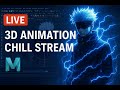 LIVE: 133 , #day32 , #haikyuu  , Animating in Maya – Chill Anime Vibes &amp; Lofi Music with gojo