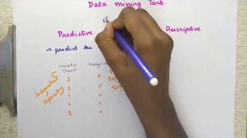 Data mining Task || predictive and descriptive || Explained with examples