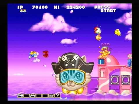 【匿名】極上パロディウス カードダス／レア ツインビー＆ウインビー ツインビーED・極上パロディウス（SFC版） - YouTube