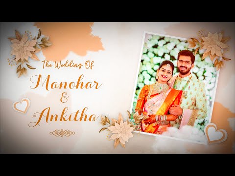 Wedding invitation video template