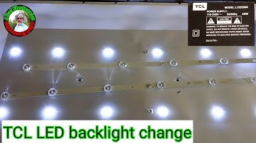 TCL 32 inch LED back light install Altaf Electronics