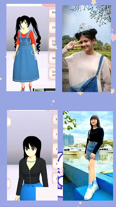 Magic 5 Naura & Adara jadi Karakter Sakura School Simulator #shorts #sakura