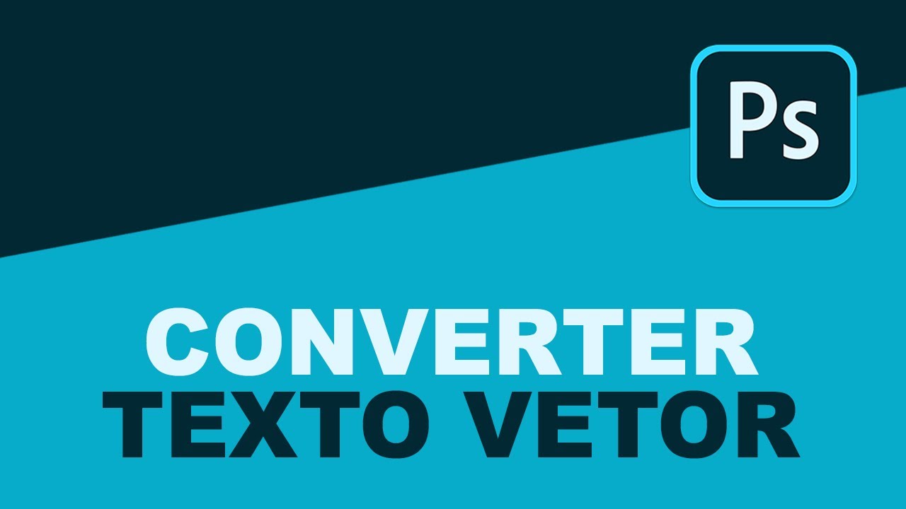 COMO VETORIZAR (CONVERTER) TEXTO EM VETOR NO CC 2020 YouTube