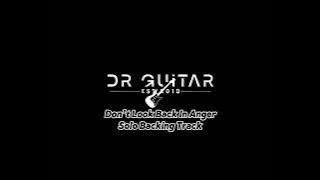 Don’t Look Back In Anger Backing Track Solo Guitar 440hz (Do : C) Acoustic Backing