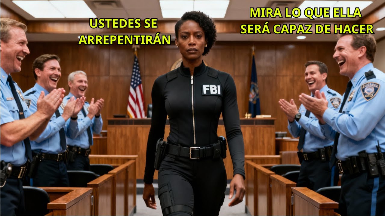 Policías corruptos celebran en corte, pero se paralizan al saber que ella dirige el FBI