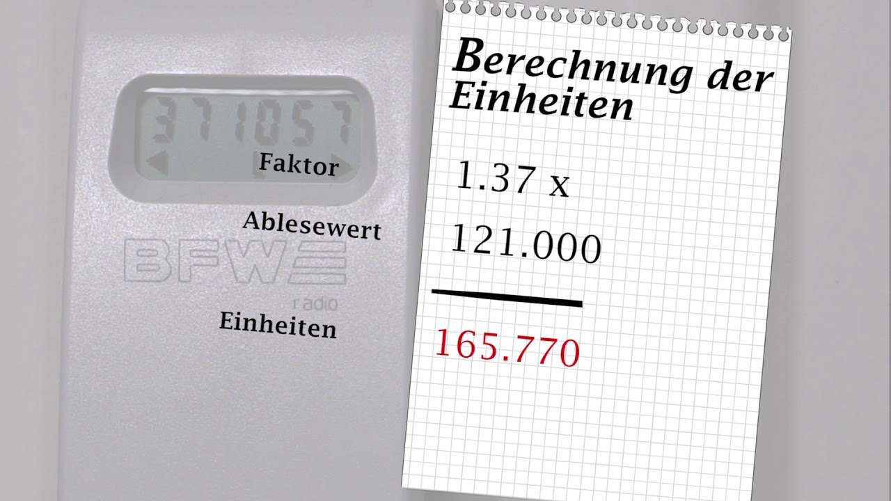 Heizkostenverteiler ablesen und berechnen ista