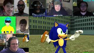 Mario VS Sonic animation: Food Battle [REACTION MASH-UP]#1429