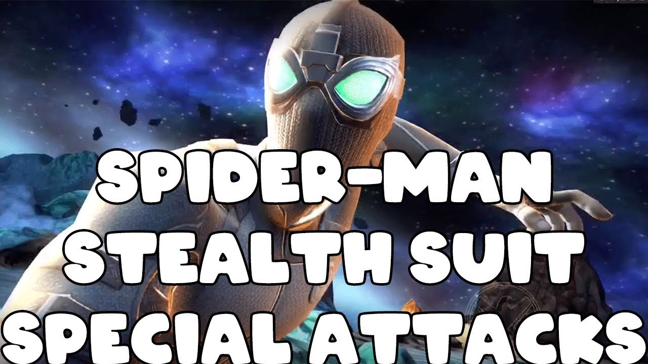 Spider-Man Stealth Suit Special Attacks - Marvel Contest of Champions
