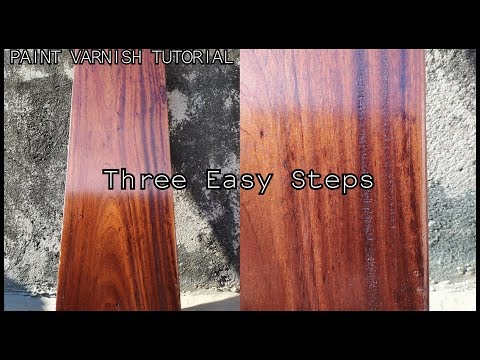 Video: Wood Varnishing