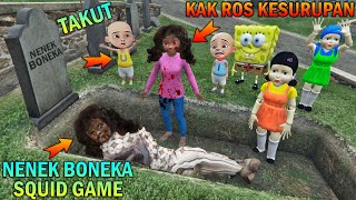 KAK ROS KESURUPAN ARWAH NENEK BONEKA SQUID GAME, UPIN IPIN TAKUT  - GTA 5 BOCIL SULTAN