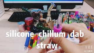 2 in 1 Silicone dab straw from Cawonderland --one of your best supplier for  Cannabis products.