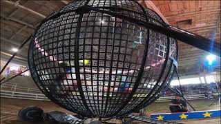 Cage of Death Motorcycles Loomis Brothers Circus BlueRidgeRider