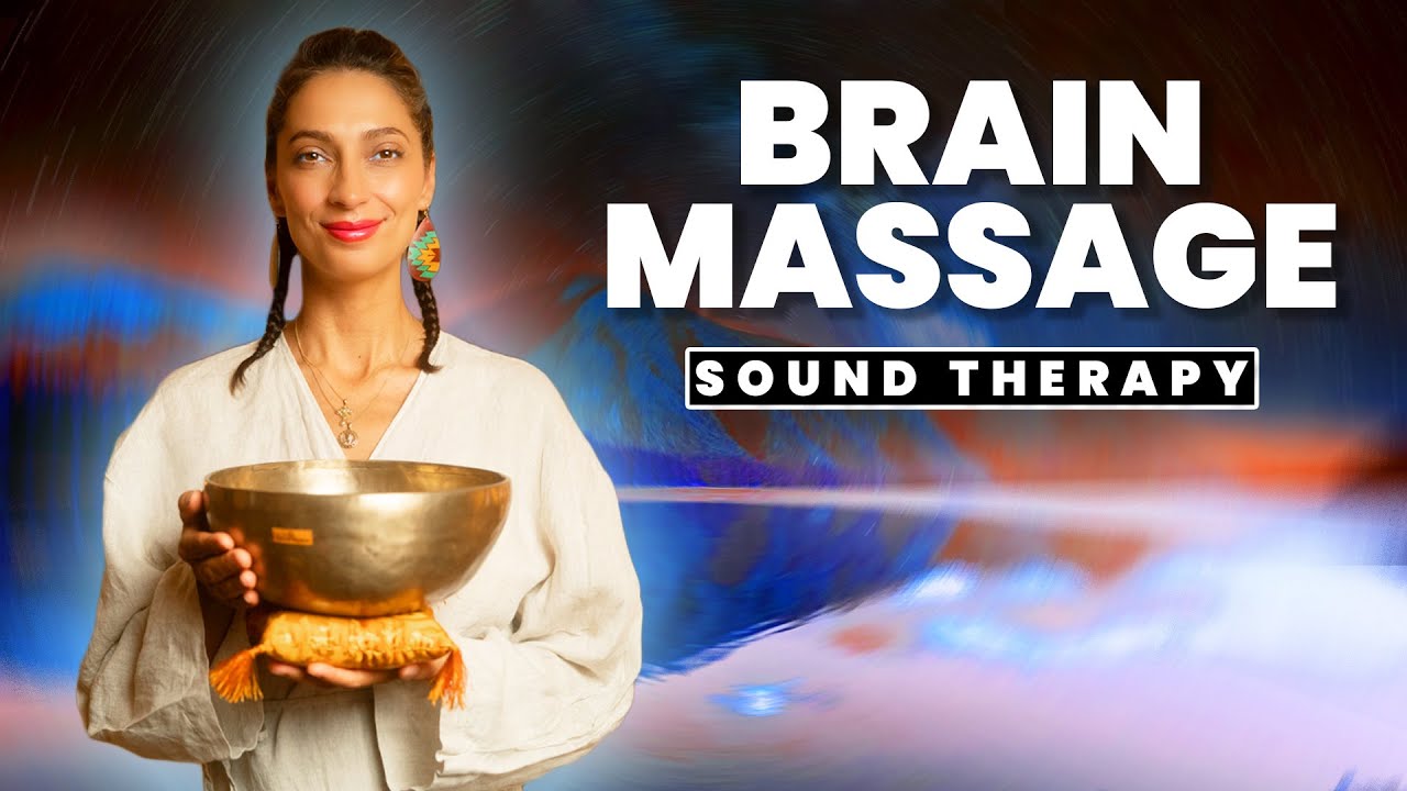 *BRAIN MASSAGE* for DEEP SLEEP | Melatonin Boosting Sound Bath | Singing Bowl Frequencies