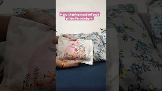 Head Shaping Mustard Seeds Pillow For Newborn Babiestrending ytshortsnewbornbabyessentials