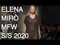 ELENA MIRÒ | SPRING SUMMER 2020 | RUNWAY SHOW