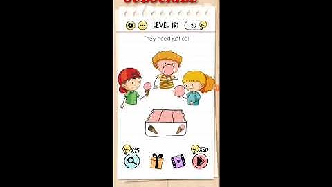 Brain test level 151 || They need justice!