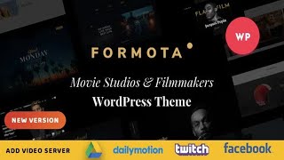 Formota - Movie Studios & Filmmakers WordPress theme Theme Free Download