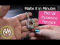 Chain Maille Project Video - Eternal Byzantine Pendant