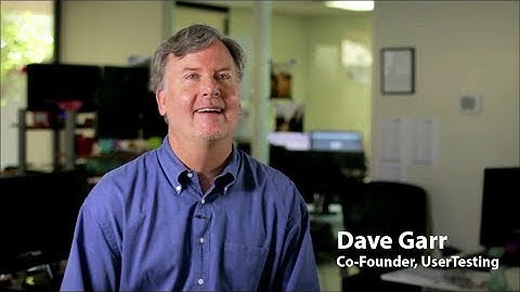 Why I founded UserTesting: Interview with Dave Garr