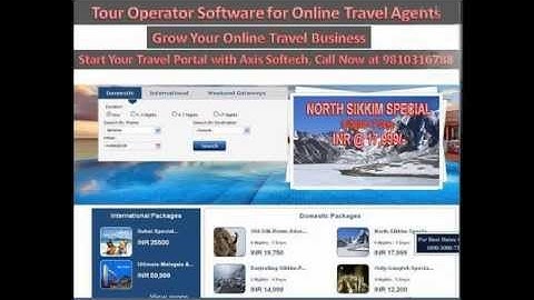 Axis Softech - Web based Tour Operator Software