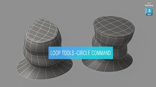 Loop Tools Dialog ( Circle Command ) - 3DS Max Tips 02 | Hanora 3D