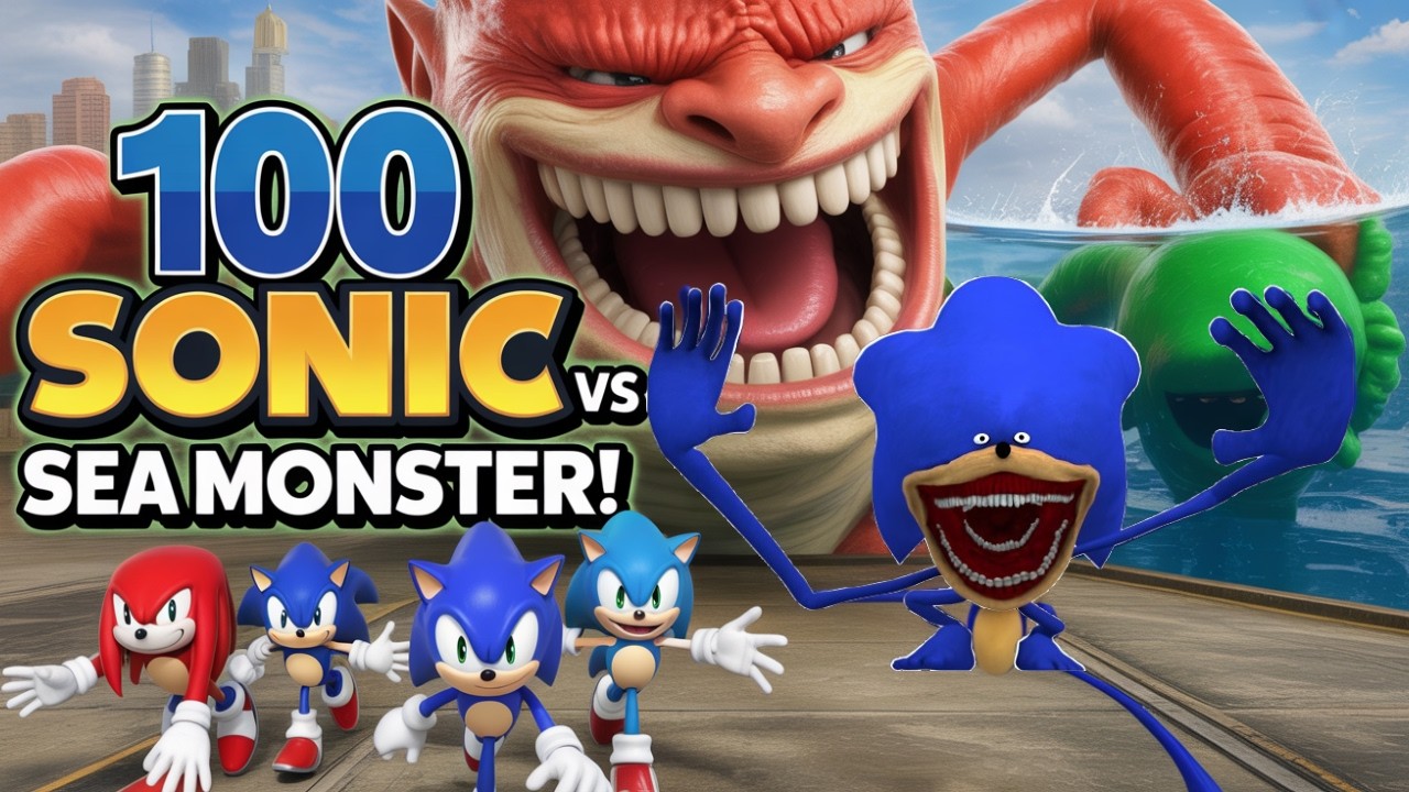 100 звуковых лент против морских монстров NEXTBOTS в моде Playground