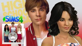 SIMS 4 | CAS |  High school musical Cast 💖✌️ Satisfying CC build   CC