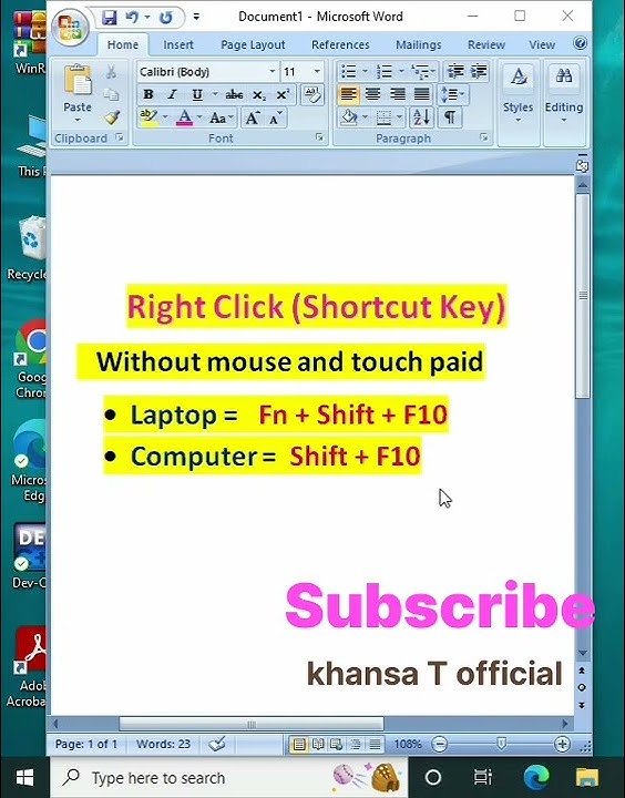 shortcut-key-for-right-click-shortcut-key-for-laptop-right-click