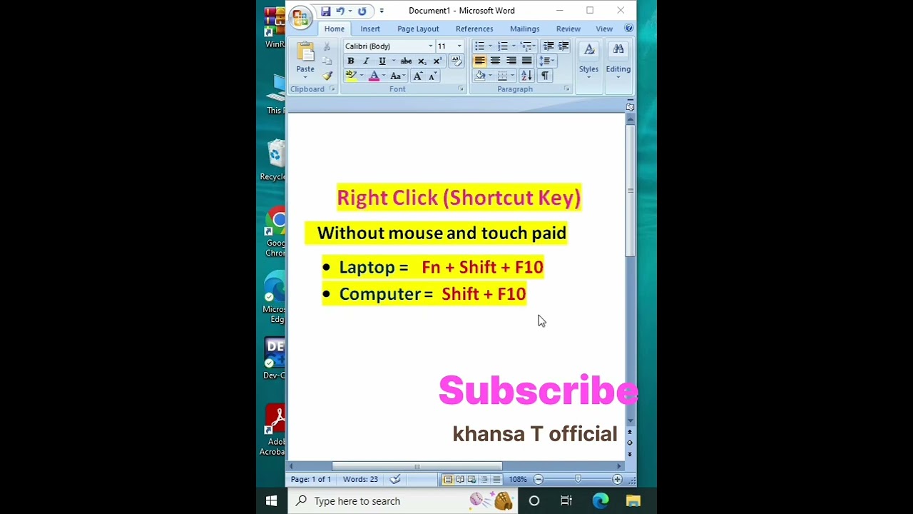 Shortcut Key For RIGHT Click Shortcut Key For Laptop Right Click Shortcut Key For RIGHT Click Shortcut Key For Laptop Right Click